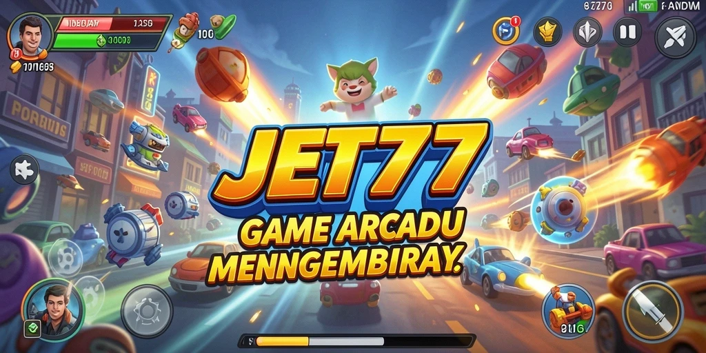 Tampilan gameplay JET77 yang seru dan penuh aksi.
