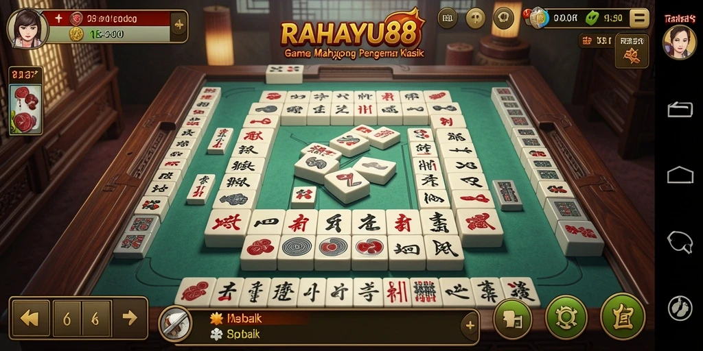 Screenshot gameplay RAHAYU88 yang menunjukkan tantangan Mahjong yang menarik.