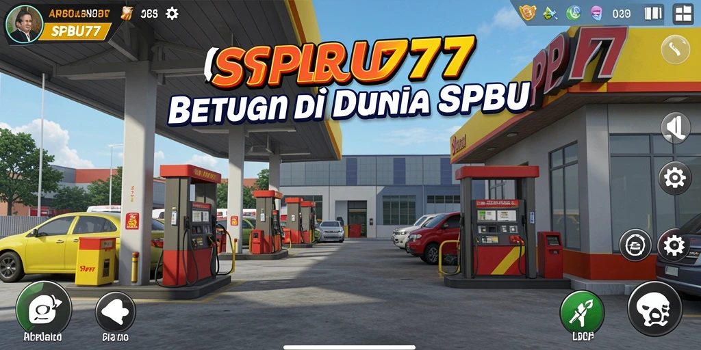 Tampilan gameplay seru SPBU77 yang memukau.