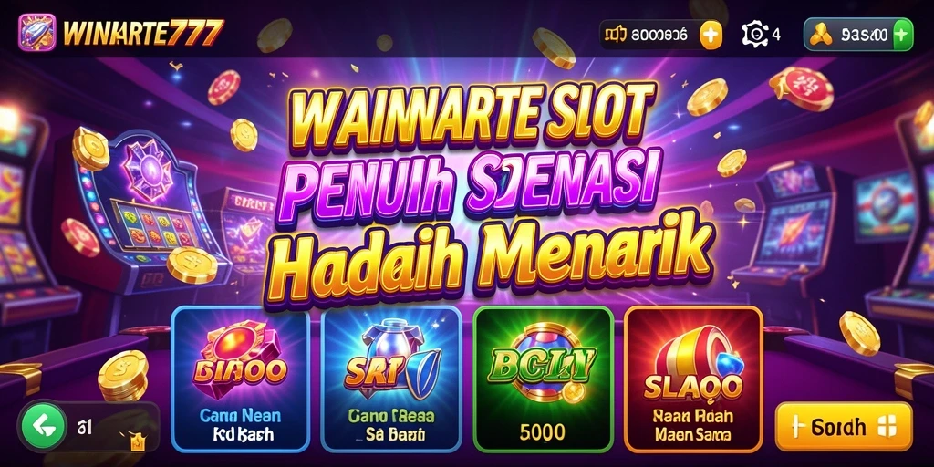 Screenshot gameplay WINRATE777 menampilkan suasana Slot yang seru dan penuh hadiah.